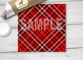 Tartan Plaid Patterned Adhesive Vinyl 462